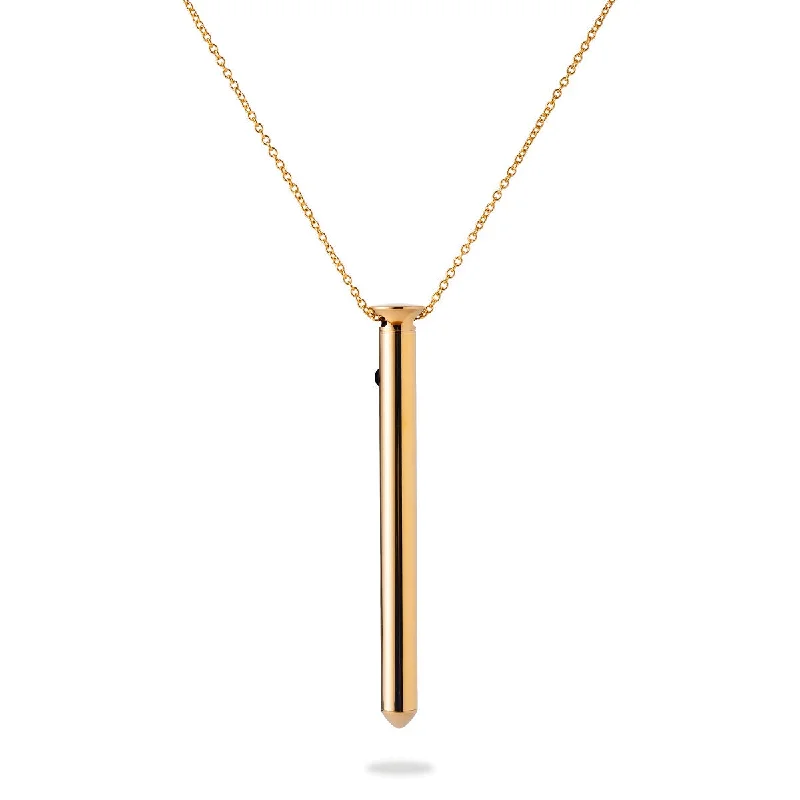 Bargain Bin Crave Vesper2 24 KT Gold Vibration Toy Necklace