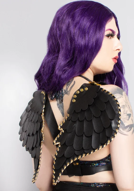 Weekend Deals to Brighten Your Day Dark Angel Leather Harness Angel Wings