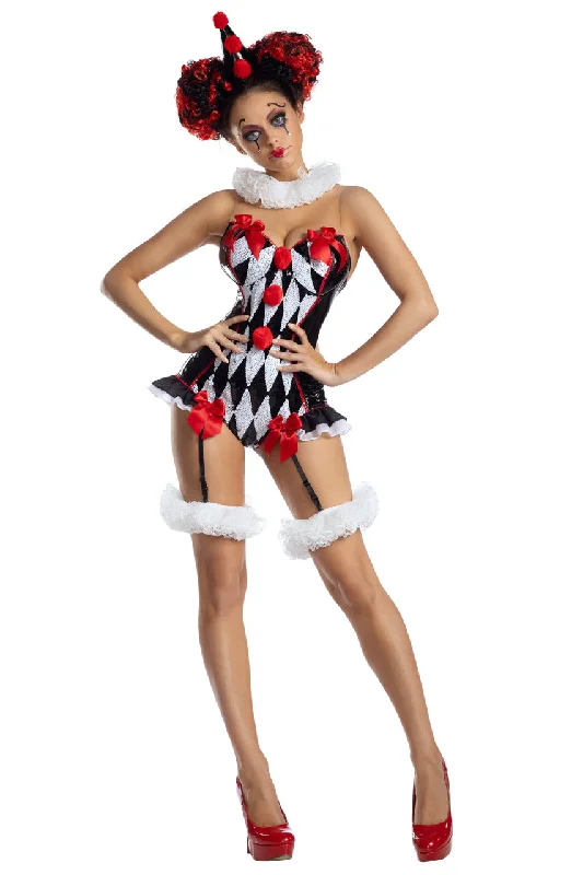 Bargain Bin Dark Harlequin Costume
