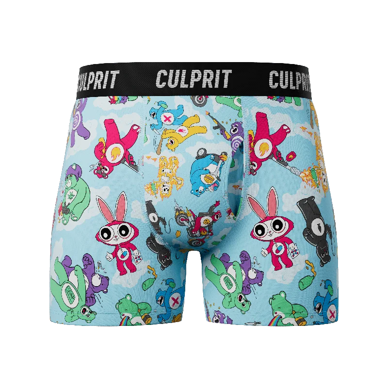 Anniversary Sale Don't Care Bears 🌈 Boxer Briefs w/ fly