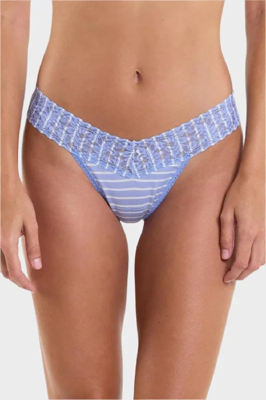Early Access Down the Line Cotton Low Rise Thong