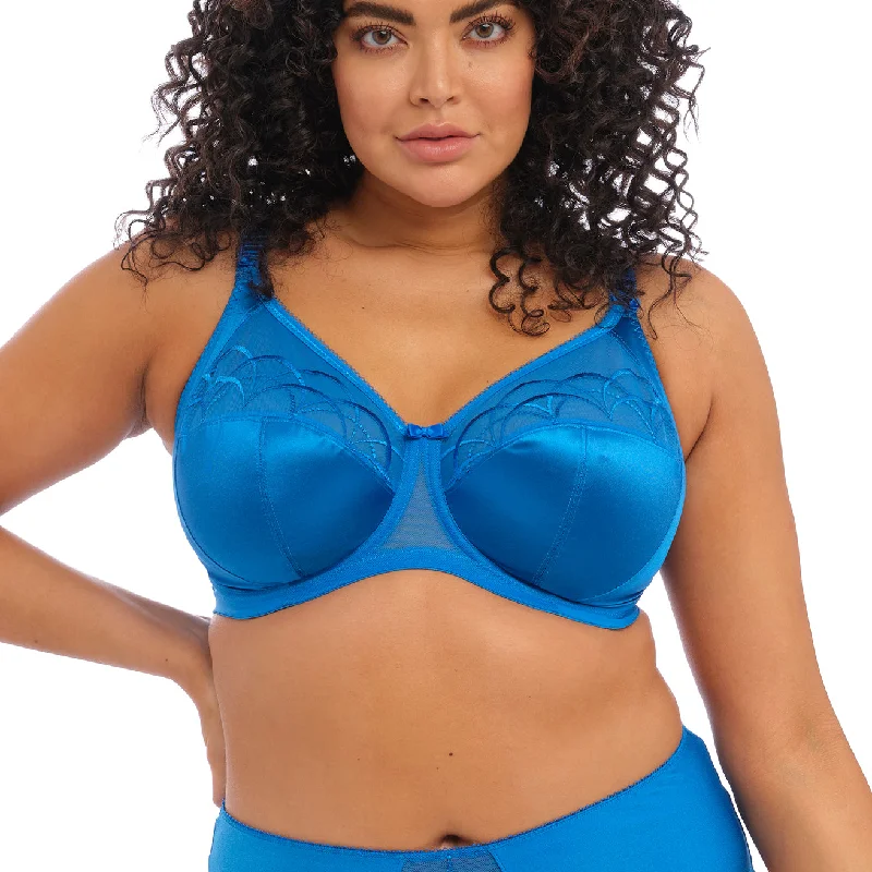 Stock Clearance Elomi Cate Full Cup Banded Bra - Tunis Blue