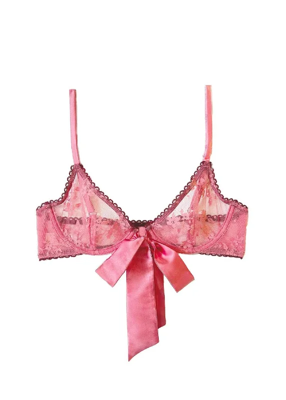Crazy Savings Untie Me Demi Bra (Pink Cadillac)