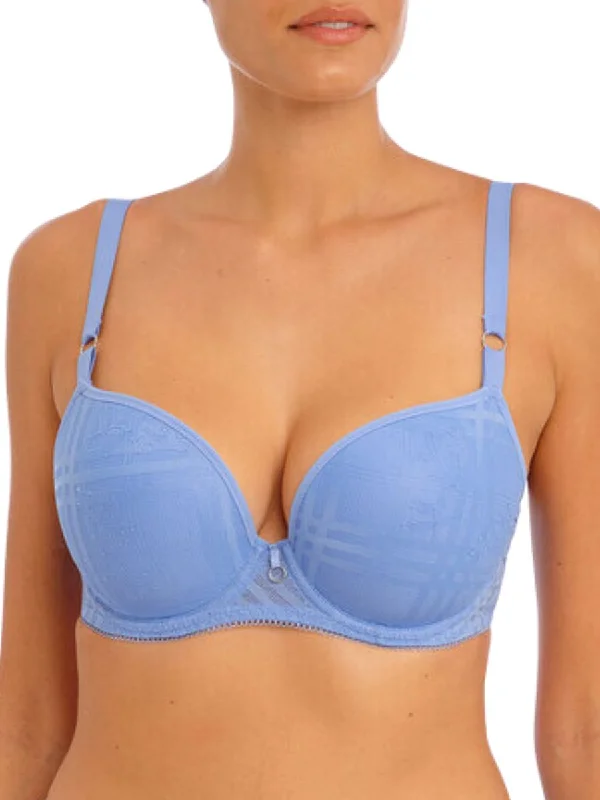 Weekend Savings Spectacle Fatale Moulded Plunge T-Shirt Bra - Cornflower