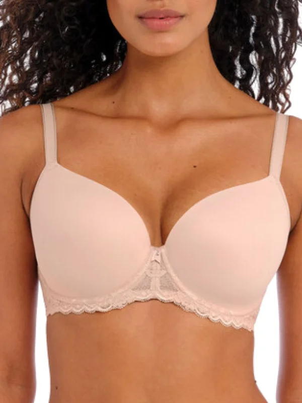 Take Advantage Offbeat Moulded Demi T-Shirt Bra - Natural Beige
