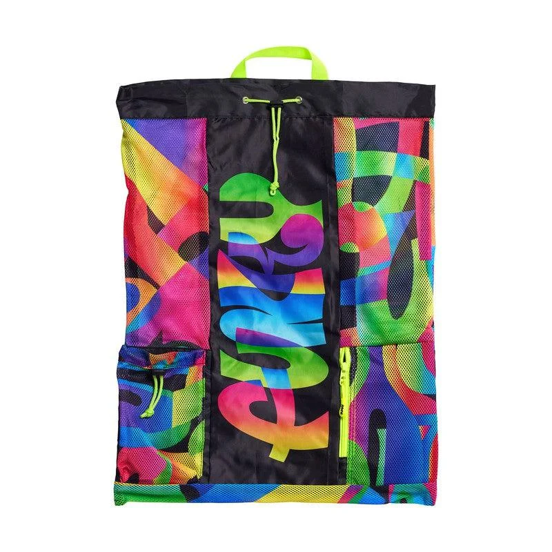 YEAR-End Sale Funky Gear Up Mesh  Bag | Colour Funk