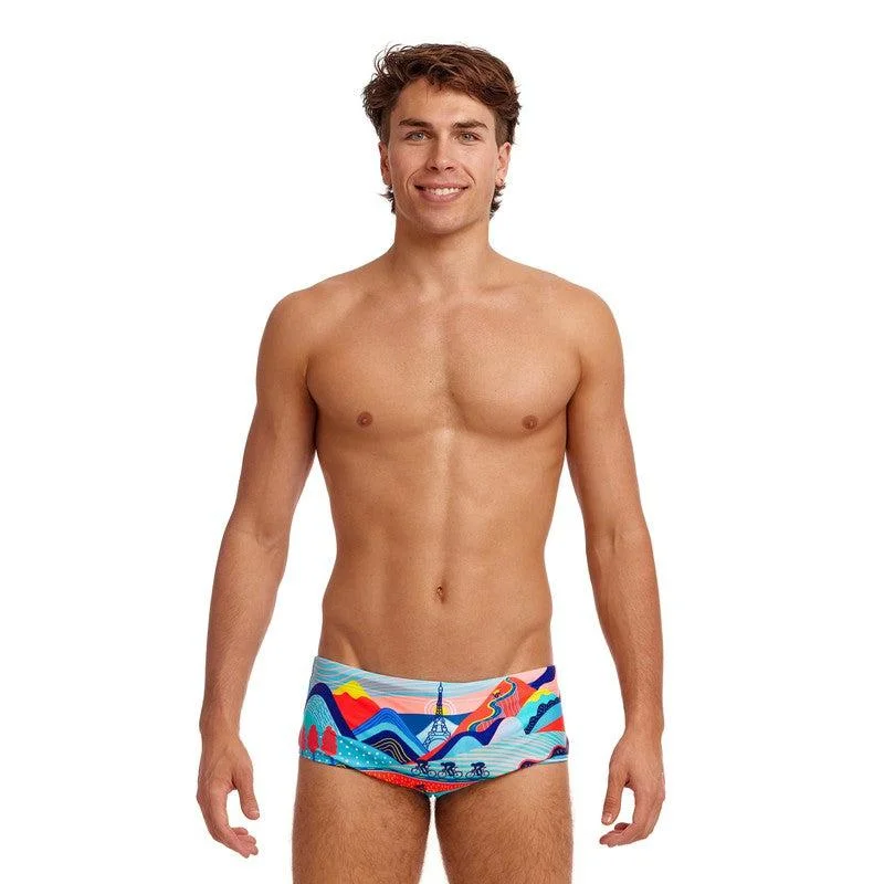Steal Deal Funky Trunks Mens Sidewinder Trunks |Vive La Funky