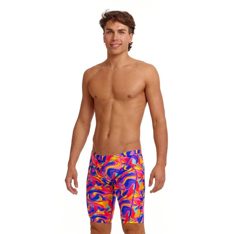 Price Slash Funky Trunks Mens Training Jammers | Summer Swirl