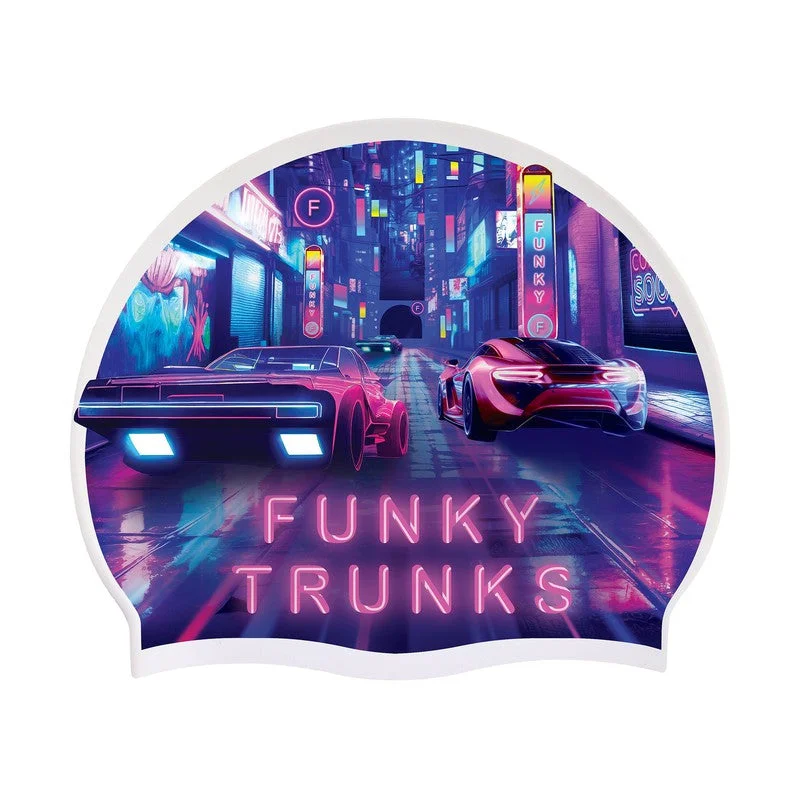 Bargain Alert Funky Trunks Silicone Swim Cap | Cyber City