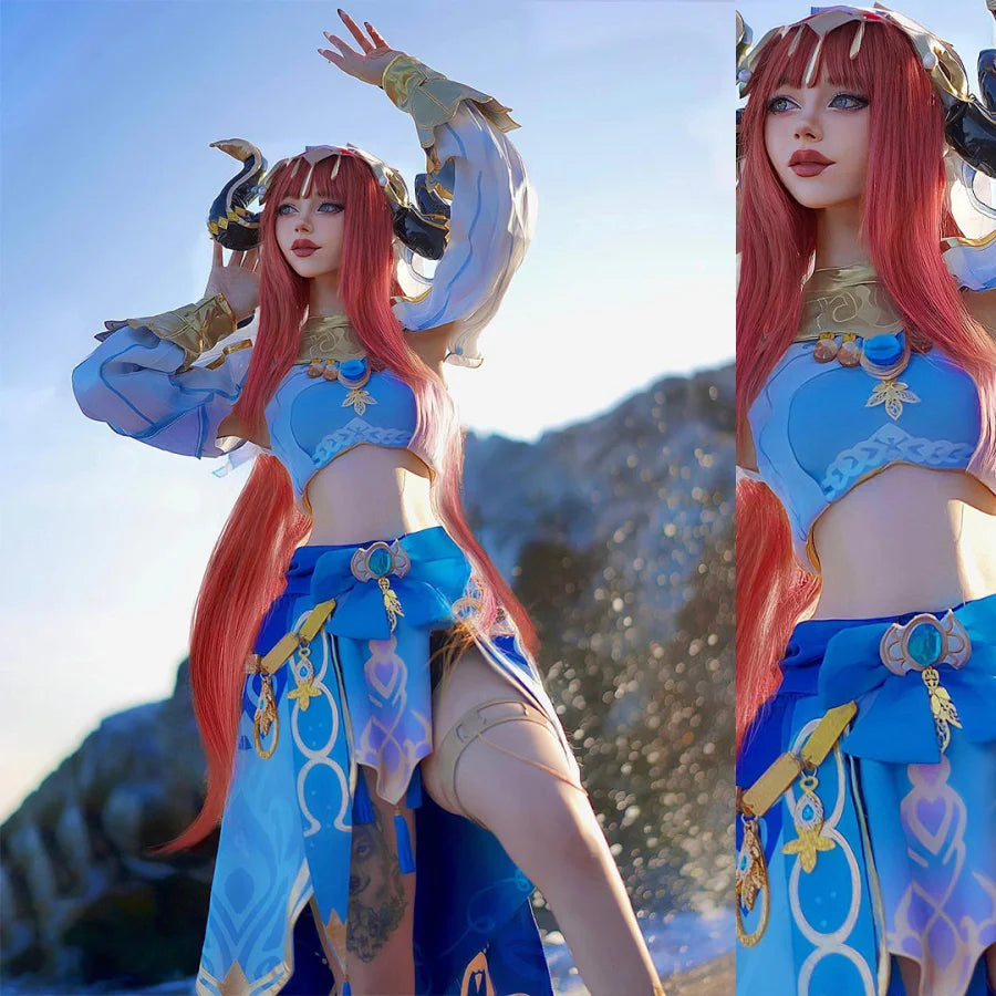 Price Smash Genshin Impact Nilou Cosplay Costume C07011  AAA
