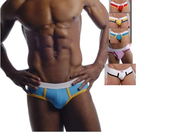 Mens Go Software Cotton Lycra Lo-Rise Brief -Closeout