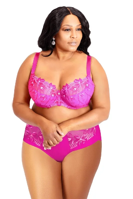 Season Finale Sale PINK LACE BRA SHARON UNDERWIRE SEMI SOFT
