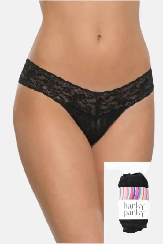 Weekend Offers That Delight Hanky Panky Low Rise Thong Rolled