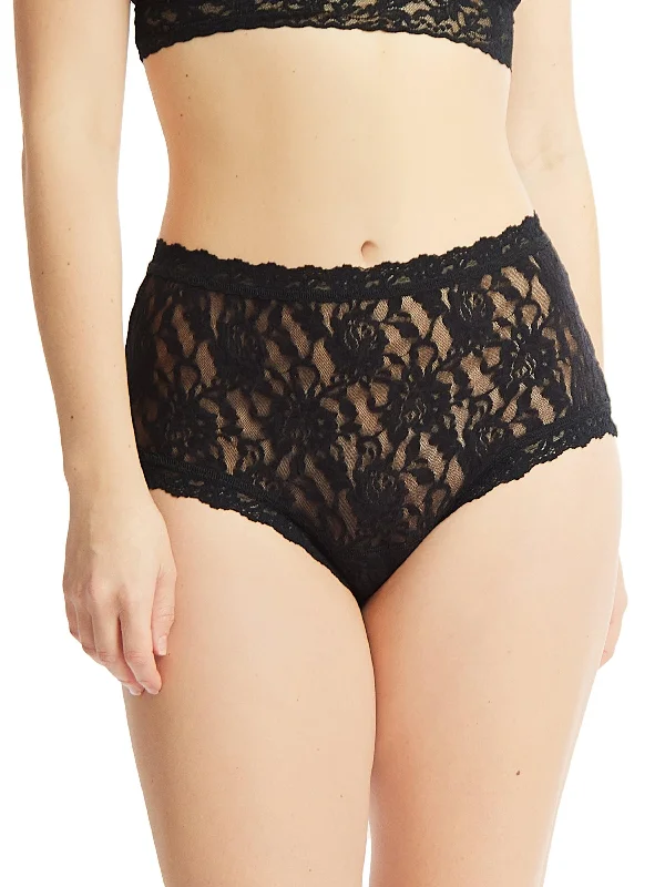 Mega Sale Signature Lace High Rise Boyshort Black