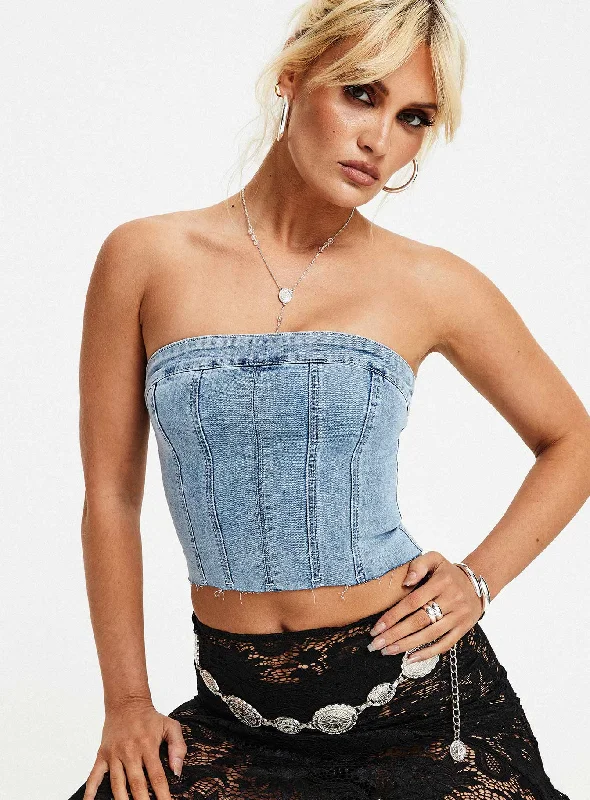 Super Deal Houser Top Denim