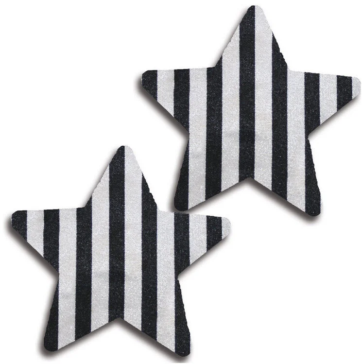 Markdown Madness iCollection Black and White Star Pasties 31527