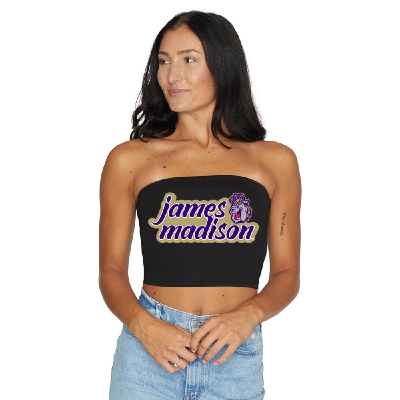 JMU Retro Black Tube Top