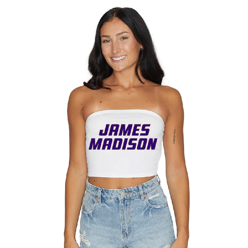 JMU White Tube Top