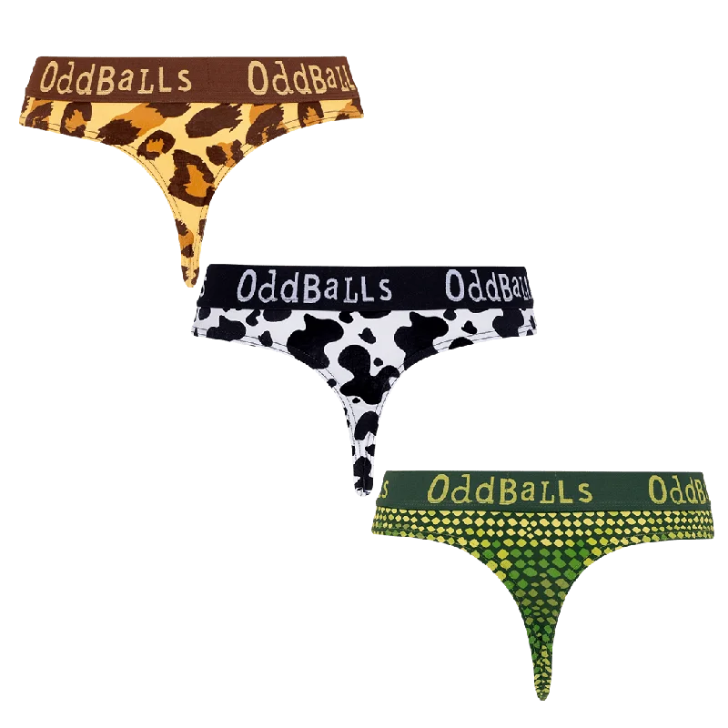 Fantastic Offers Jungle Bundle - Ladies Thong 3 Pack Bundle