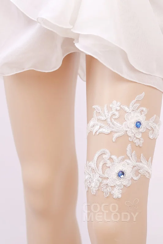 Weekend Specials to Enjoy Lace Wedding Garter with Diamond WD17017
