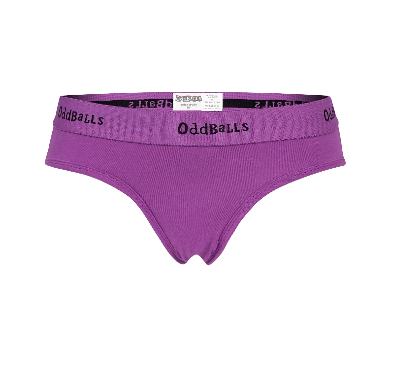 New Deals Purple & Black - Ladies Briefs