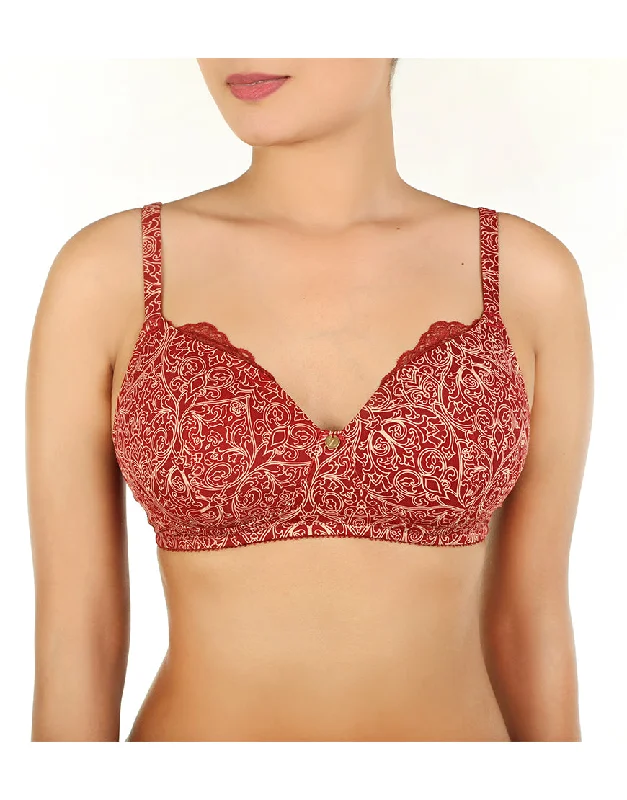 Weekend Savings Sensation ZEN SERIES NON-WIRED SUPER SOFT LIGHTLY PADDED BRA-MERLOT Weekend Savings Sensation ZEN SERIES NON-WIRED SUPER SOFT LIGHTLY PADDED BRA-MERLOT