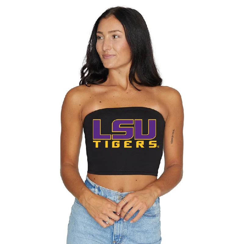 LSU Black Tube Top