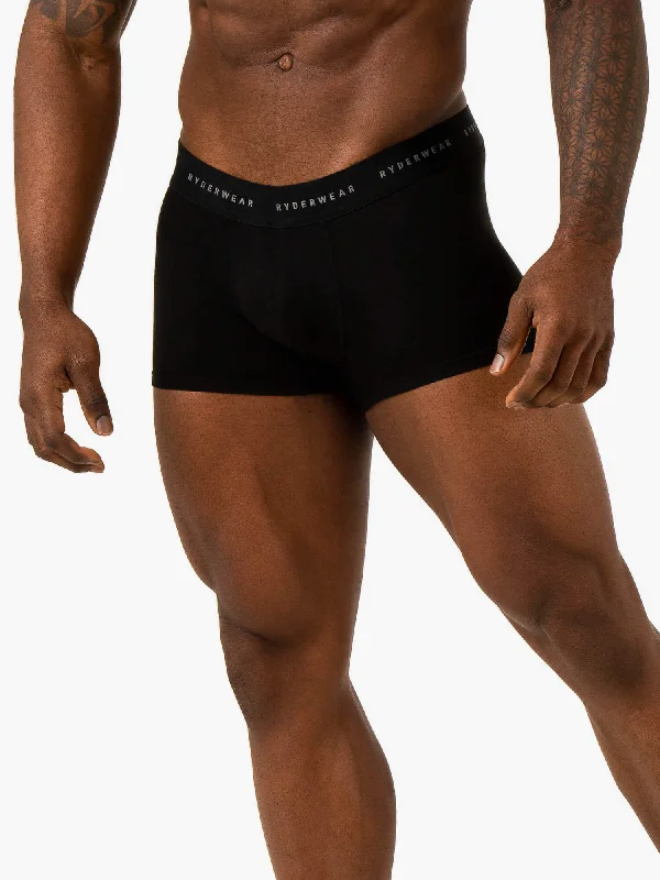 The Best Prices Mens Boxer Brief Underwear - Black
