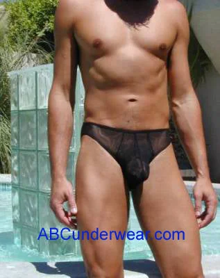 Men's Fishnet Bikini