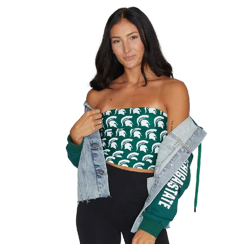 Michigan State All Over Tube Top