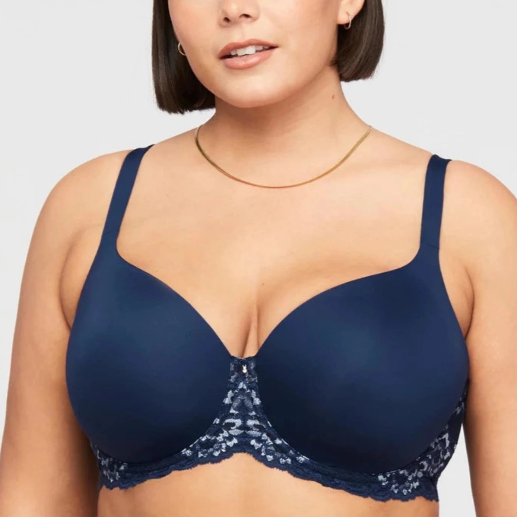 Weekend Deals That Please Pure Plus Full Cup T-Shirt Bra 9320 - Gemstone Blue/ Heaven Weekend Deals That Please Pure Plus Full Cup T-Shirt Bra 9320 - Gemstone Blue/ Heaven
