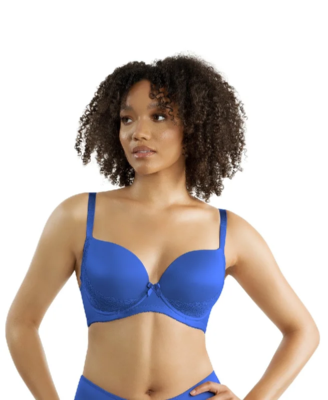 Casey Plunge Molded T-Shirt Bra Nautical Blue- 2801