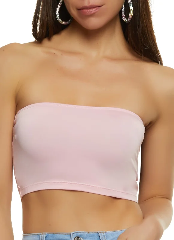Don't Miss Solid Spandex Tube Top