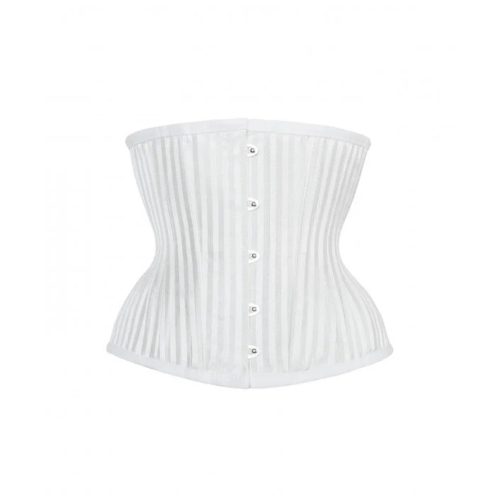Deal Alert Preston White Striped Underbust With Hip Gores