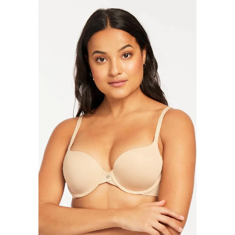 Pure Demi Cup T-Shirt Bra in Sand