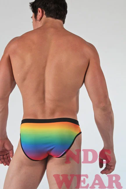Weekend Deals That Excite Mens Rainbow Bikini Underwear/Swimwear - BLOWOUT SALE!