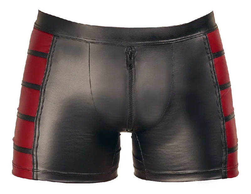 Amazing Deals Black and Red Wet look Boxer by NEK