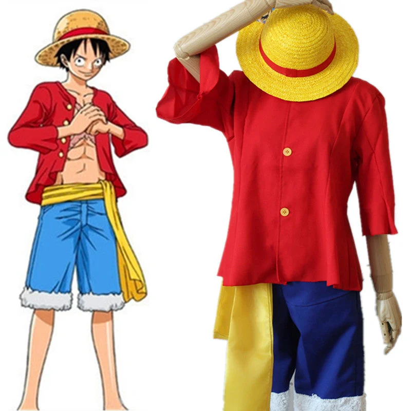 Exclusive Deal Rulercosplay Anime ONE PIECE Monkey D  Luffy Cosplay Costume