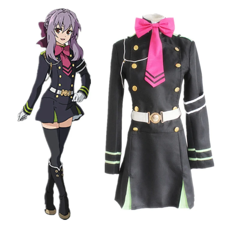 Mega Sale Rulercosplay Anime Seraph of the end Shinoa Hiiragi Cosplay Costume