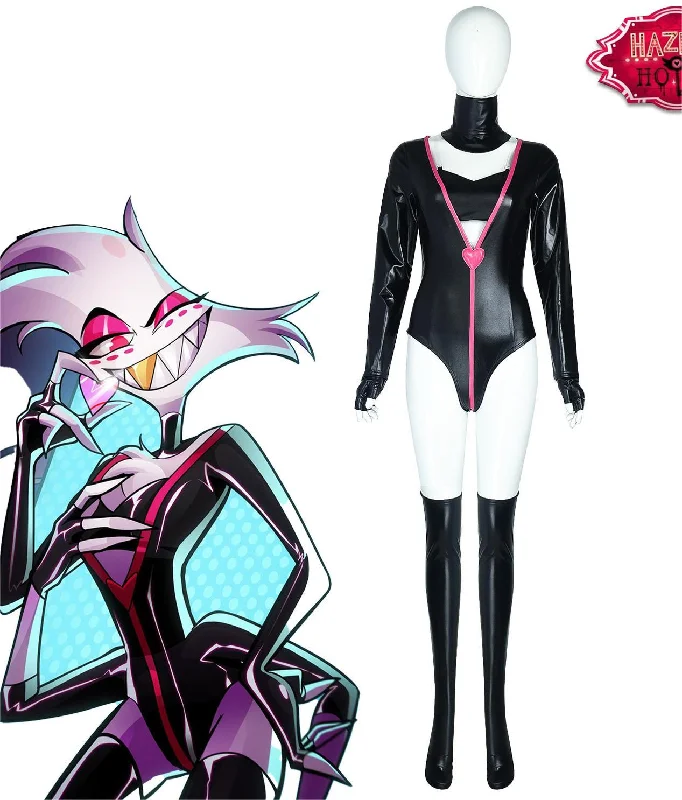 Act Fast Rulercosplay Hazbin Hotel Angel Dust Uniform Suit Cosplay Costume With Accessories Act Fast Rulercosplay Hazbin Hotel Angel Dust Uniform Suit Cosplay Costume With Accessories