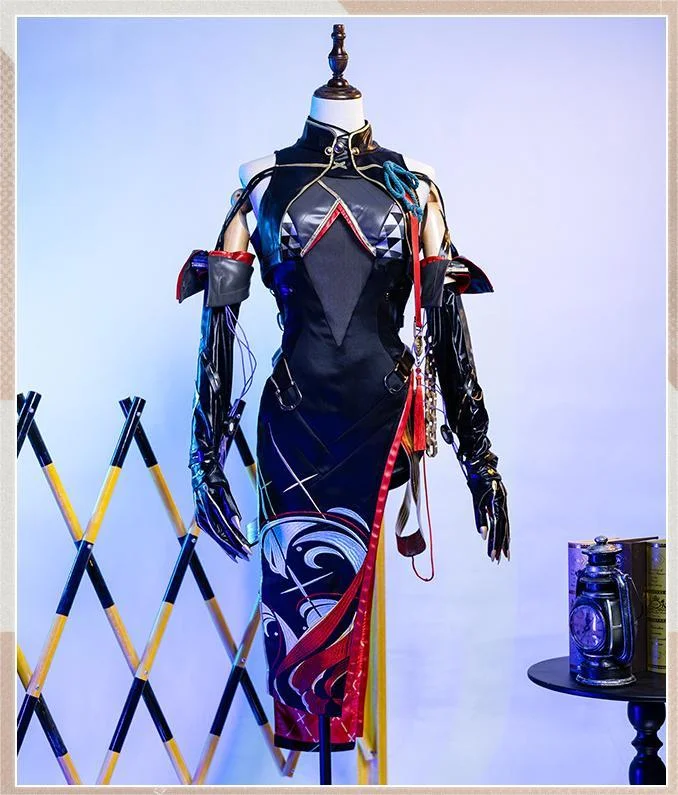 Rulercosplay Wuthering Waves Yinlin Uniform Suit Cosplay Costume With Accessories