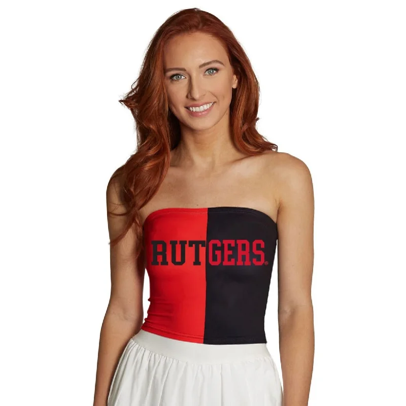The Best Prices Rutgers Two Tone Tube Top