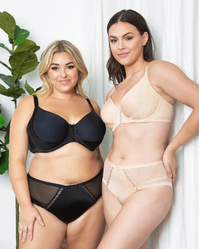 Early Bird Discount Shea Spacer T-Shirt Bra Black- P6061