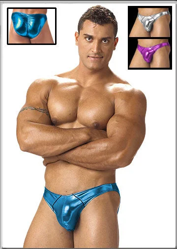 Weekend Savings Spectacular Mens Shimmer Brief by California Muscle - Clearance