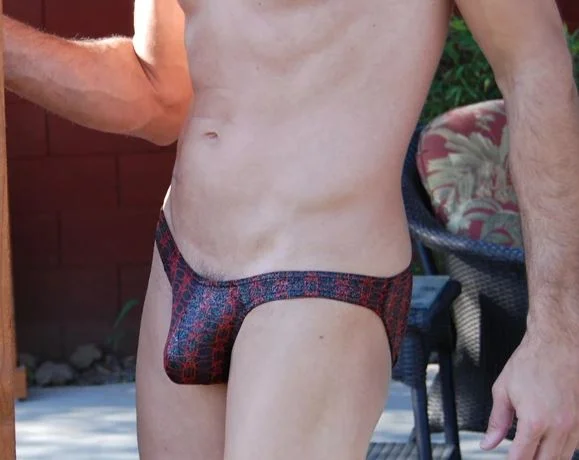 Weekend Savings Fiesta Shimmer Red Night Bikini - Mens Underwear - Clearance