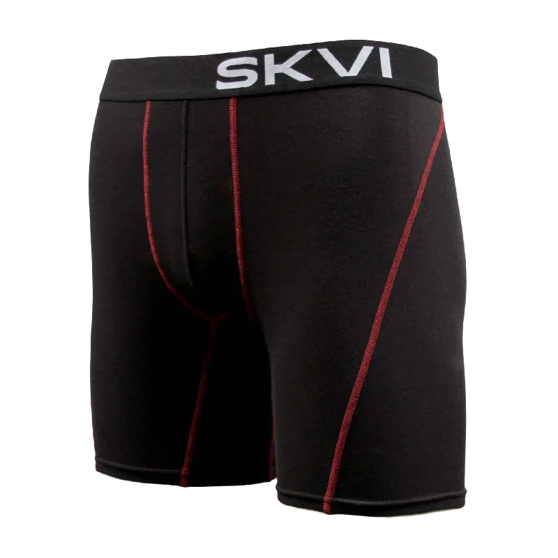 SKVI Black-Red Boxer Briefs 2-pack