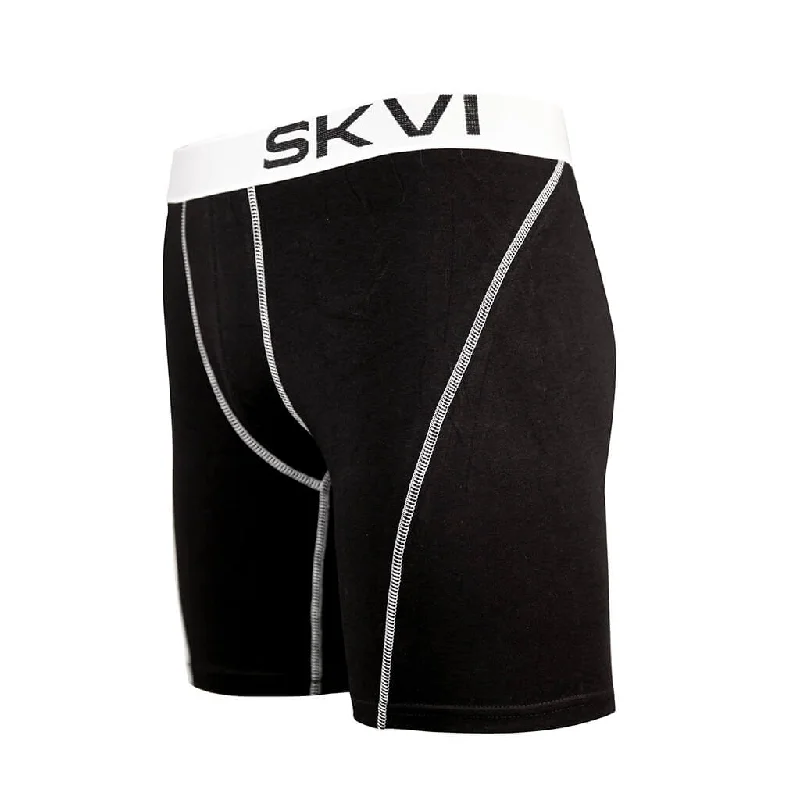 SKVI Black-White Boxer Briefs 2-pack