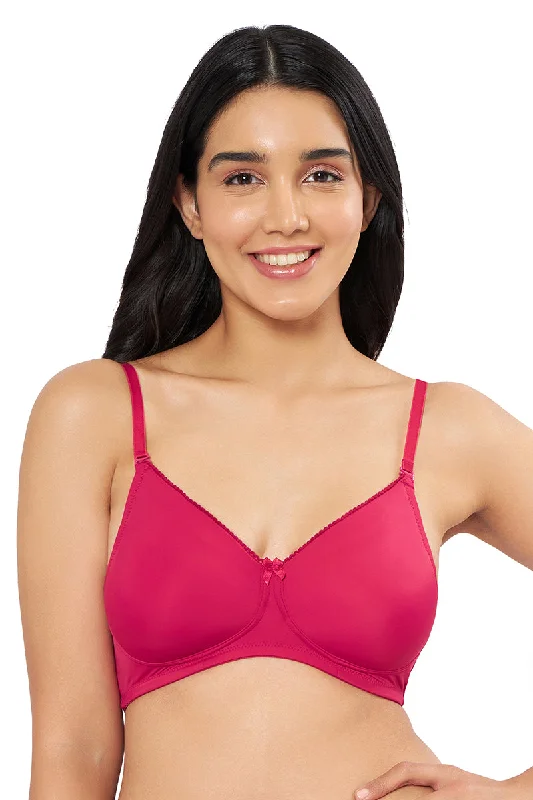 Special Price Smooth Elegance Padded Non-wired T-shirt Bra - Pursian Red