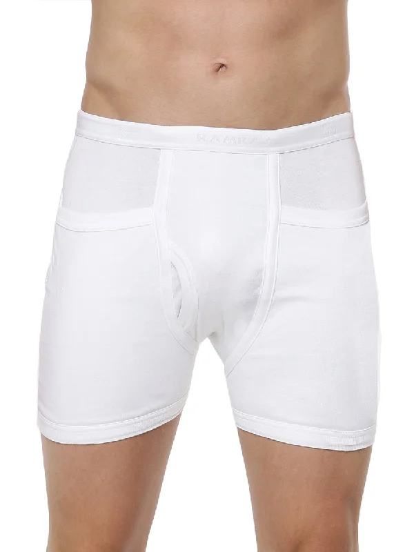 Big Savings Soft Combed Rib White Pocket Trunks Arrow (2PCs Pack)
