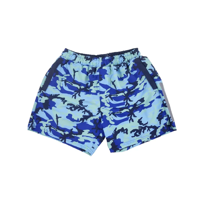 Camo Swim Trunks | Blue